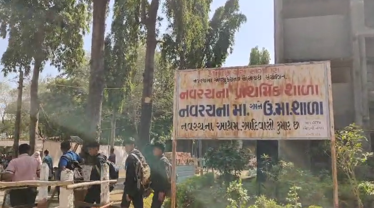 સાગબારાની નવરચના હાઇસ્કૂલમાં આનંદ મેળાનું આયોજન