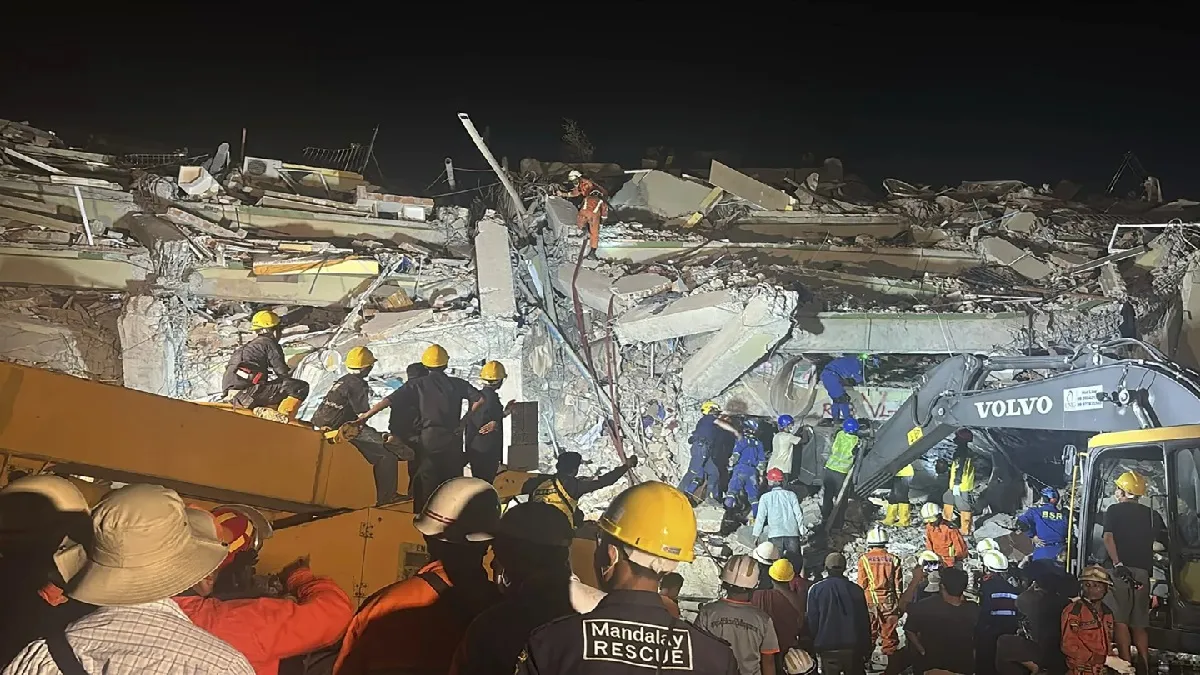 મ્યાનમારમાં 300 થી વધુ પરમાણુ બોમ્બની શક્તિથી ધરતી ધ્રૂજી ઉઠી, અમેરિકન ભૂસ્તરશાસ્ત્રીએ ચેતવણી આપી