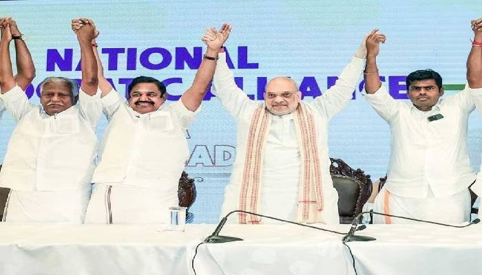 BJP અને AIDMKના ગઠબંધનથી બદલાયુ રાજ્યસભાનું સમીકરણ, જાણો શું છે સ્થિતિ