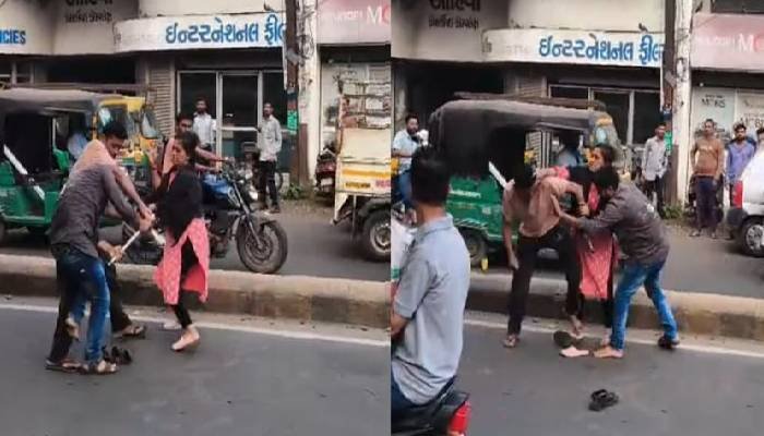 રાજકોટના ગોંડલ રોડ પર જાહેરમાં પાઈપ વડે મારામારી, જાણો સમગ્ર વિગત