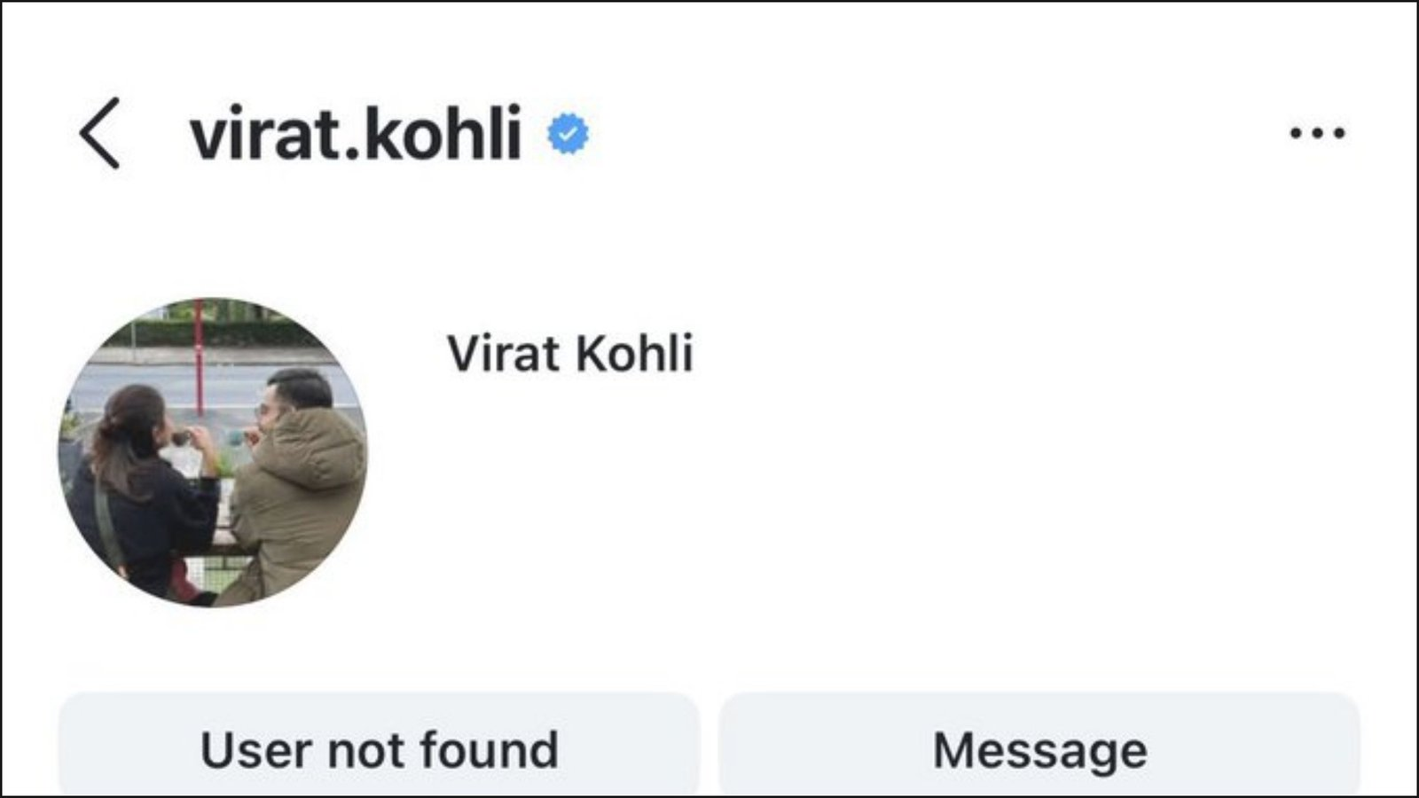 274 મિલિયન ફોલોઅર્સ ધરાવતું વિરાટ કોહલીનું ઇન્સ્ટાગ્રામ એકાઉન્ટ થયું ગાયબ ! સોશિયલ મીડિયા પર મચ્યો ખળભળાટ