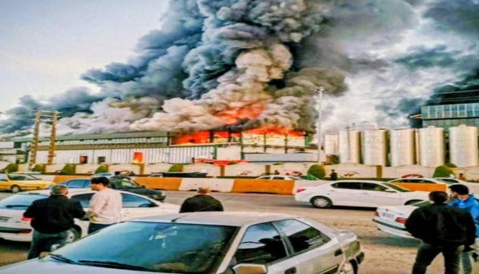 ઈરાનની સૌથી મોટી ડેરી ફેક્ટરીમાં ભીષણ વિસ્ફોટ, આગથી આખું માળખું બળીને ખાખ