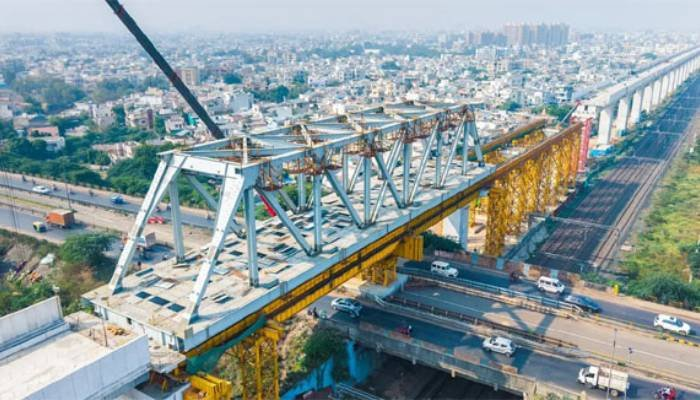 મુંબઈ–અમદાવાદ બુલેટ ટ્રેન પ્રોજેક્ટ: 13મો સ્ટીલ બ્રિજ સફળતાપૂર્વક તૈયાર