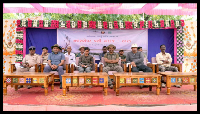 નળસરોવર પક્ષી ગણતરી  2026 સંપન્ન: 270  પ્રજાતિના 6.42 લાખથી વધુ પક્ષીઓની થઈ નોંધણી