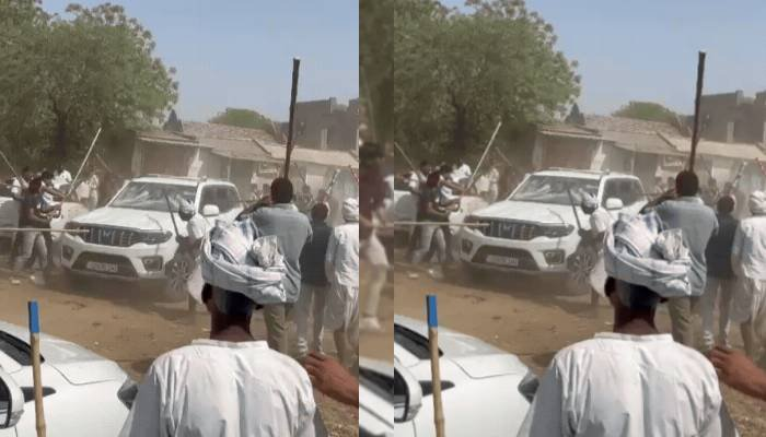 બનાસકાંઠાનાં ઉણ ગામમાં સામુહિક અથડામણ: ગાડીઓ તૂટી, પોલીસને ટીયર ગેસ છોડવો પડ્યો