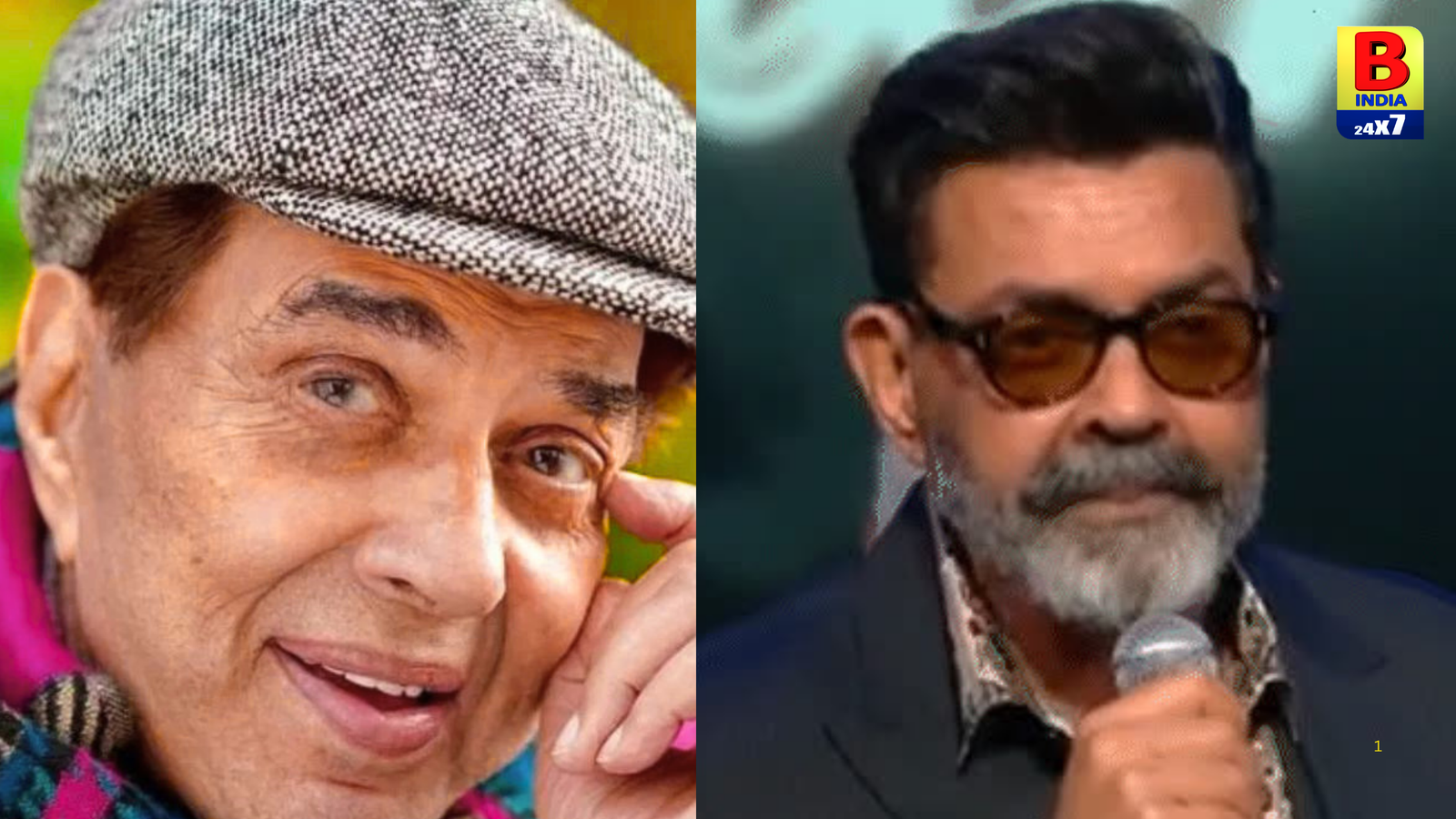 દિગ્ગજ અભિનેતા ધર્મેન્દ્રને લાઇફટાઇમ અચીવમેન્ટ એવોર્ડ, બોબી દેઓલ થયા ભાવુક