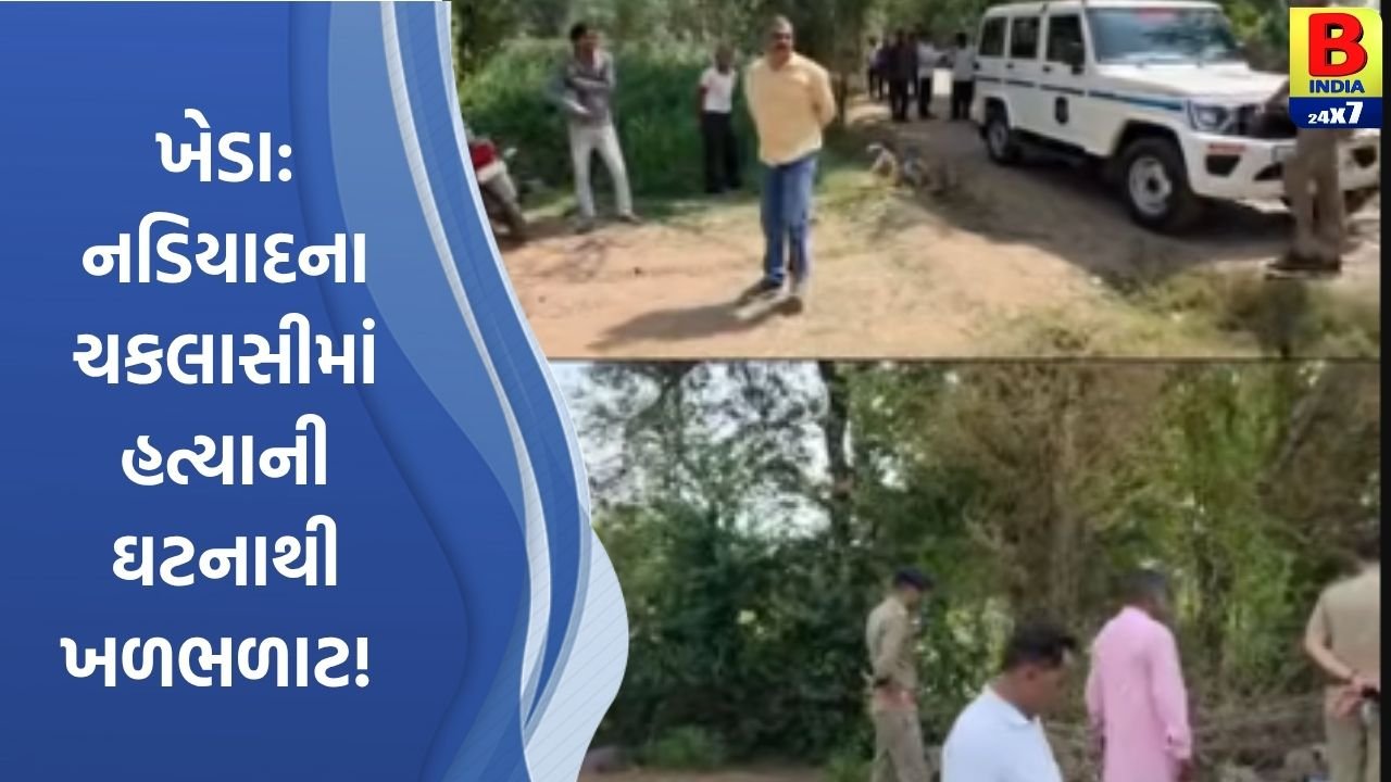 ખેડા : નડિયાદના ચકલાસીગામમાં બાજરીના ખેતરમાં યુવકની હત્યા.