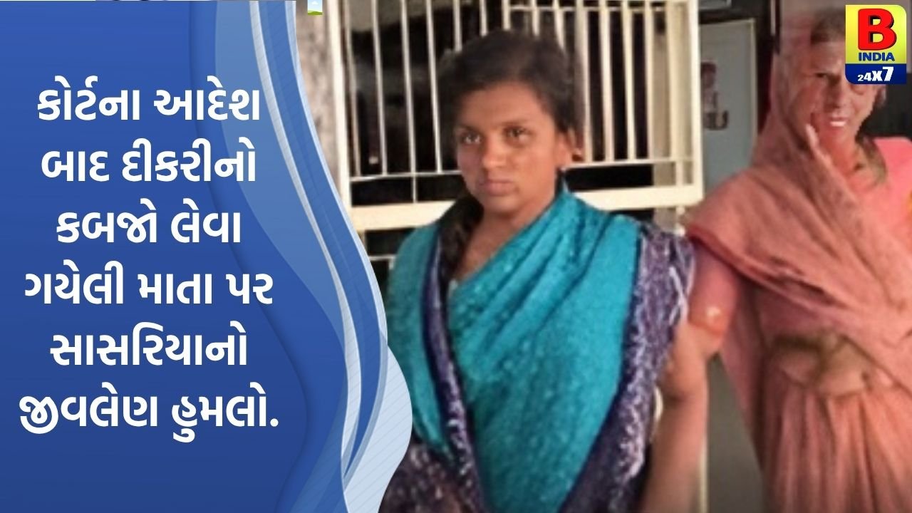 #ચૌકાવનારીઘટના: ફેમિલી કોર્ટના આદેશ બાદ દીકરીની માતા પર સાસરિયા પક્ષ દ્વારા હુમલો