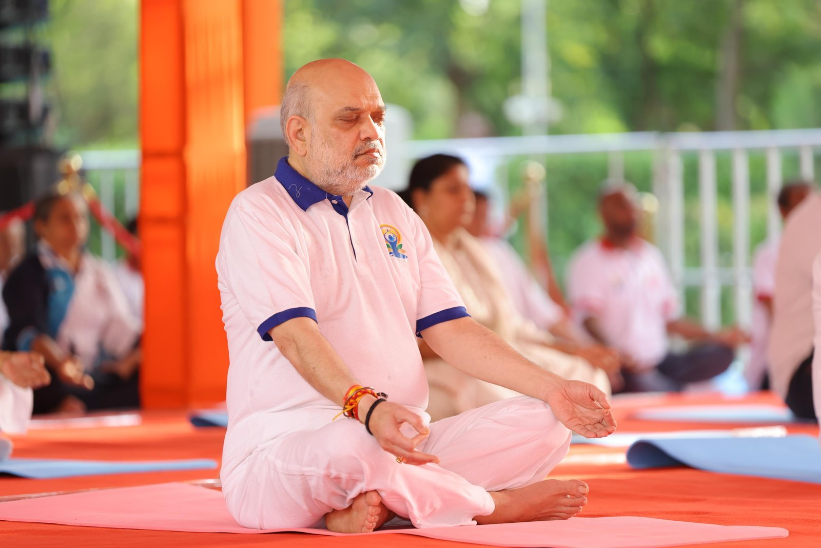 અમદાવાદમાં આંતરરાષ્ટ્રીય યોગ દિવસની ભવ્ય ઉજવણી: કેન્દ્રીય ગૃહમંત્રી અમિત શાહ અને હર્ષ સંઘવીએ પ્રહલાદનગર ગાર્ડન ખાતે કર્યો યોગાભ્યાસ