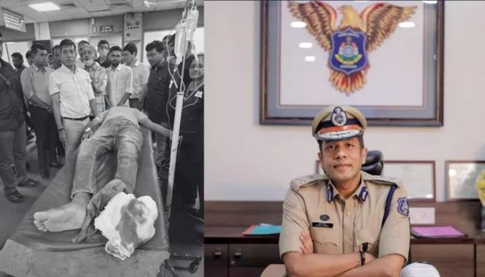 અમદાવાદમાં ક્રાઈમ બ્રાન્ચના JCP શરદ સિંઘલ પર છરીથી હુમલો, જવાબી કાર્યવાહીમાં આરોપીના પગમાં વાગી ગોળી