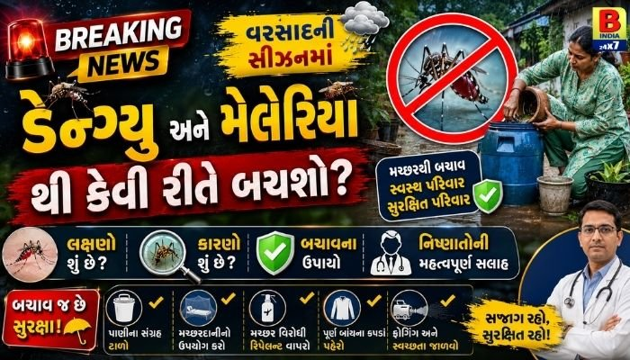 2026 : Monsoon Health Tips: વરસાદની સીઝનમાં ડેન્ગ્યુ-મેલેરિયાથી કેવી રીતે બચશો? ખાસ જુઓ હેલ્થ ગાઈડ! Proven Prevention Tips