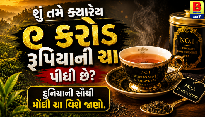 “શું તમે ક્યારેય ૯ કરોડ રૂપિયાની ચા પીધી છે? દુનિયાની સૌથી મોંઘી ચા વિશે જાણો.”