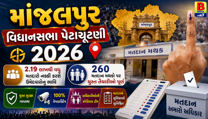 Manjalpur By-Election 2026: માંજલપુર વિધાનસભા પેટાચૂંટણી માટે તંત્ર સજ્જ, ૨.૧૯ લાખ મતદારો કરશે ભાવિ નક્કી Decisive Battle