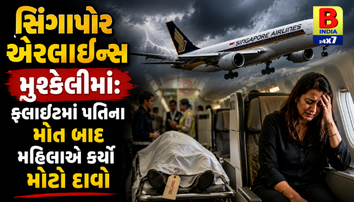 Singapore એરલાઇન્સ મુશ્કેલીમાં: ફ્લાઇટમાં પતિના મોત બાદ મહિલાએ કર્યો મોટો દાવો