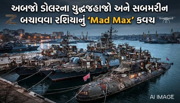 અબજો ડોલરના યુદ્ધજહાજો અને સબમરીન બચાવવા રશિયાનું ‘Mad Max’ કવચ