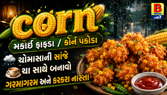Quick & Delicious Monsoon 2026 Evening Snack: મકાઈના ભજીયા કે ફાફડા?