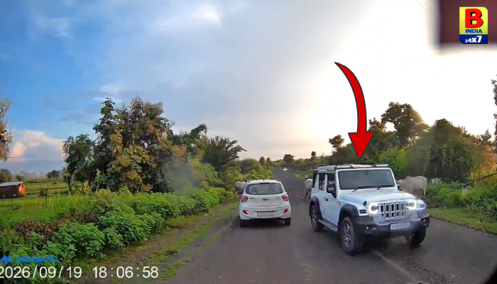Illegal Police Siren On Private Thar In Mahisagar 2026: ખાનગી ગાડી પર સાયરનનો દુરુપયોગ..?
