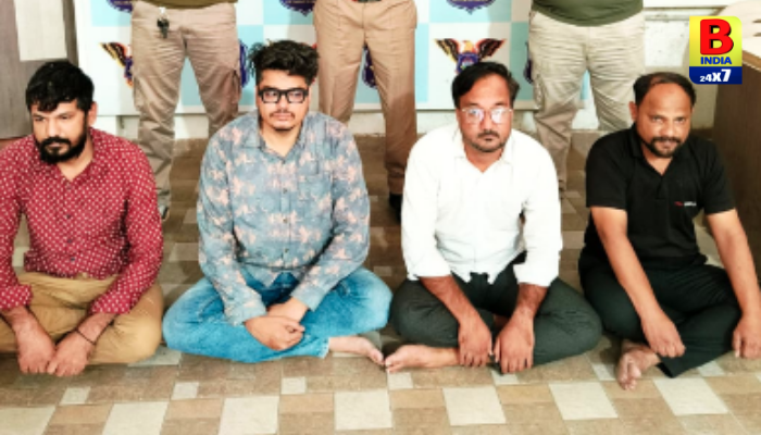 અમદાવાદમાં ₹67.92 લાખના શેરબજાર કૌભાંડમાં 4ની ધરપકડ…