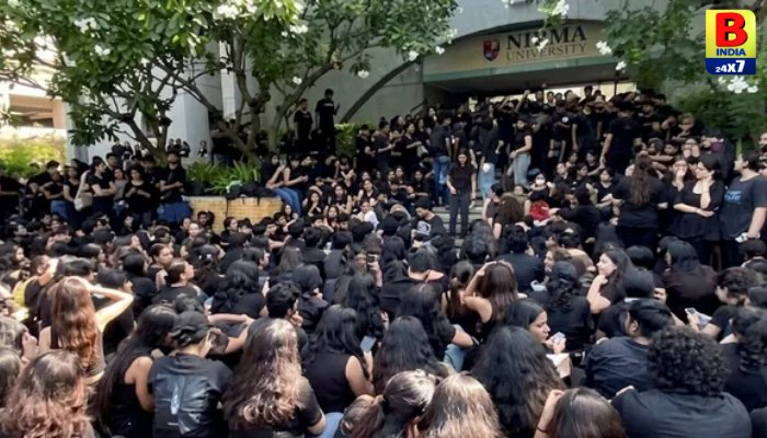 Nirma Campus Safety Protest Updates 2026: અમદાવાદની નિરમા યુનિવર્સિટી વિવાદમાં..