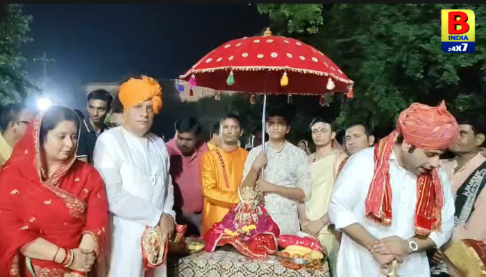 Mansa 550-Year-Old Divine Tradition Revived: નવરાત્રિના પાંચમે નોરતે યોજાઈ મા બહુચરજીની ભવ્ય પાલખી યાત્રા! Spiritual